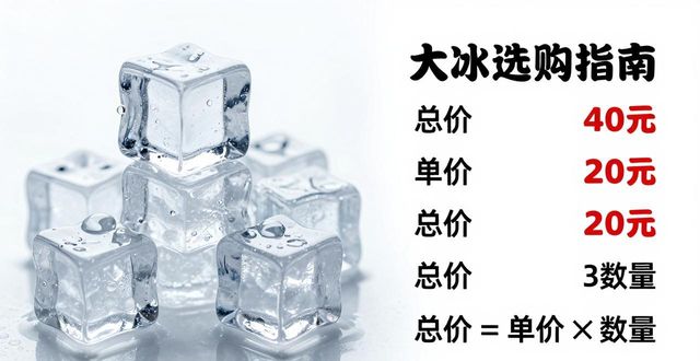 大冰块价格到底怎么算？扬州冰块选购指南