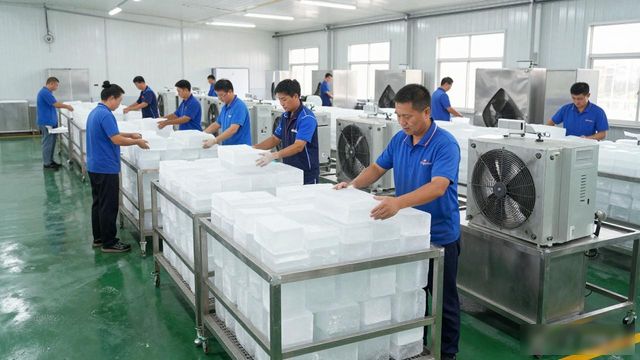 扬州夏季车间降温冰块_车间冰块降温方法_夏季车间降温冰块